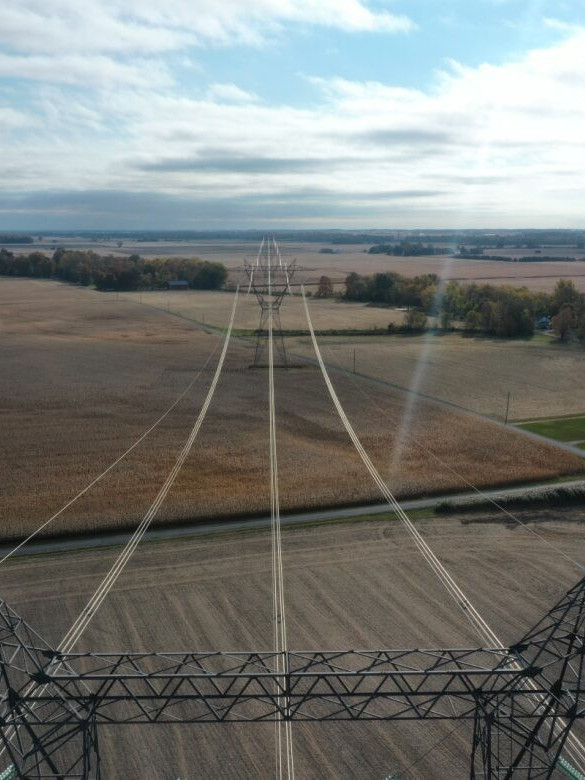 Pioneer transmission line